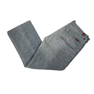 7 For All Mankind Light Wash Bootcut Denim Jeans Size‎ 29 Women's C79